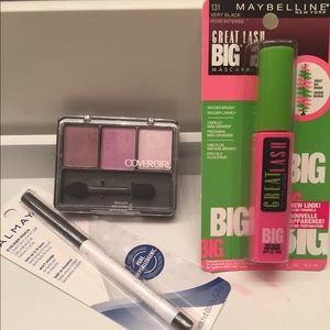 Makeup Bundle - Eyeshadow, mascara, eyeliner- NEW!